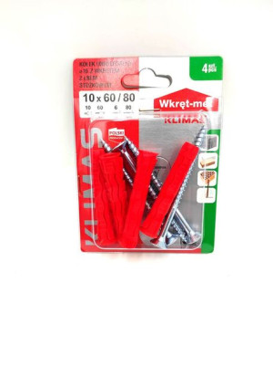 WKRĘT-MET łącznik uniwersalny z wkrętem Pz 10/60x80
