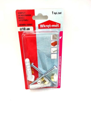 Wkręt-met Blis.-moc.muszli Ustęp. 10x80 Złoty Kod:bkmmx-10080z