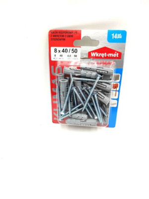 Wkręt-met Bli Kołka Rozp.trój.rozp. 8/4x50 Kod:bkr-084050(x10)