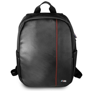 Plecak Bmw Bmbpco15caprbk 16" Czarny/black Carbon Red Stripe