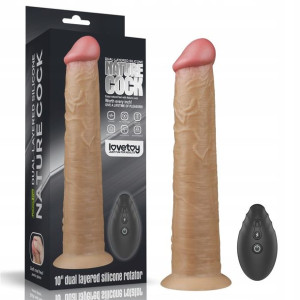 Wibrator rotacyjny Mega Dildo na pilota wibracje