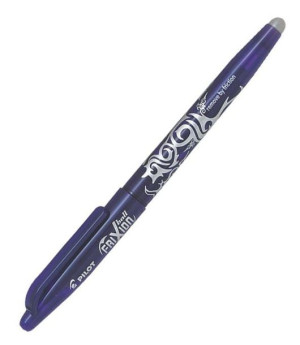 Pilot Frixion Pióro Ścieralne Usuwalne Wymazywalne 0,7 - Fioletowy