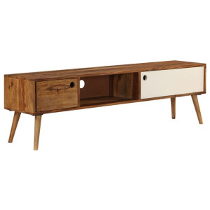 Szafka pod telewizor, 140x30x40 cm, lite drewno sheesham