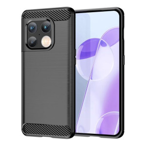 Carbon Case Elastyczne Etui Pokrowiec Oneplus 10 Pro Czarny