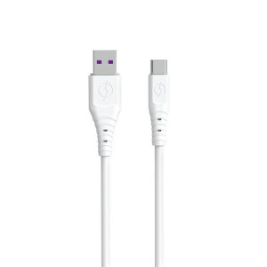 Dudao Kabel Przewód Usb – Usb Typ C 6a 1 M Biały (tgl3t)