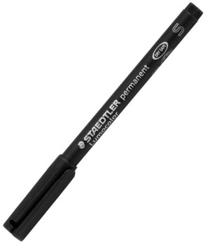 Foliopis Lumocolor Staedtler Czarny - S - 0,4 Mm