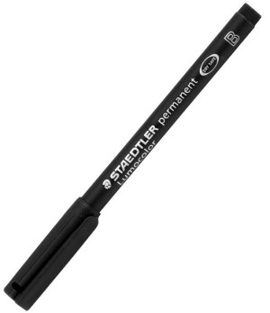 Foliopis Lumocolor Staedtler Czarny - B - 1-2,5 Mm