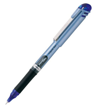 Cienkopis Kulkowy Z Płynnym Tuszem Energel 0,5mm Pentel Bln15 - Niebieski