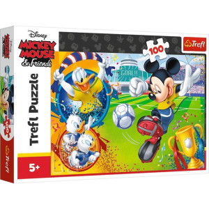 Trefl - Myszka Miki Na Boisku - Puzzle 100 - Disney - 16353
