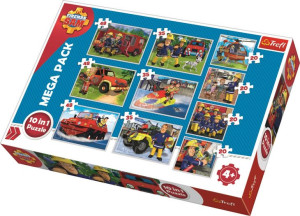 Trefl - Puzzle 10w1 - Strażak Sam - 90356