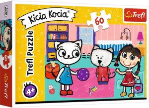 Trefl - Puzzle 60 - Kicia Kocia Z Przyjaciółmi - 17343