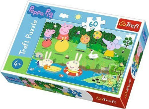 Trefl - Puzzle 60 - Świnka Peppa - Wakacyjna Zabawa - 17326