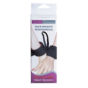 Buckled Hand Restraints Mankiety, kajdanki na ręce