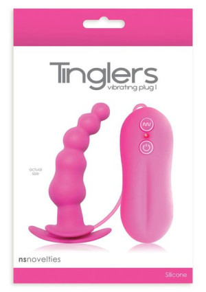TINGLERS PLUG I  Różowy korek analny z wibracją