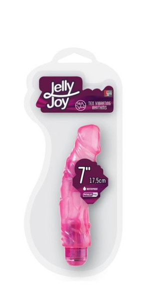 JELLY JOY Wibrator penis 17,5 cm