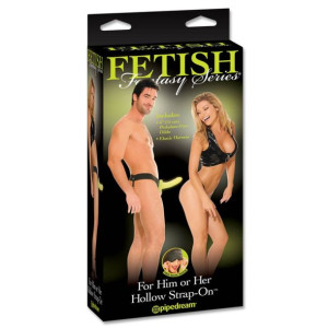 Nakładka na penis, Strap-on Hollow świecący