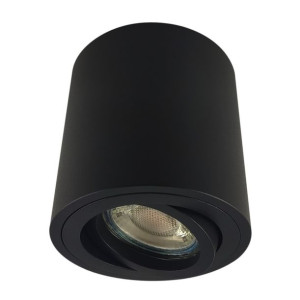 Oprawa natynkowa halogenowa tuba LED czarna 84MM