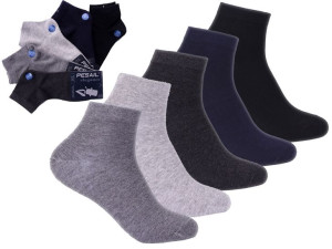 5x Skarpety garniturowe gładkie bawełniane skarpetki krótkie męskie r 42-46