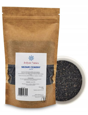 Jedynie Natura Sezam Czarny Ziarno 250g
