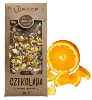 Krukam Czekolada Mleczna z Pomarańczą 100g