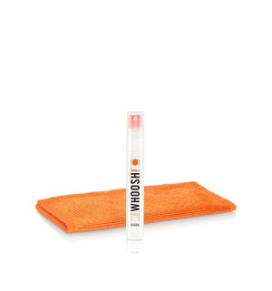 Spray do czyszczenia ekranów Whoosh Pocket 8ml + ściereczka z mikrofibry
