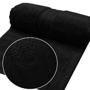 Kąpielowy Ręcznik Frotte 70x140 Excellence 550 GSM 333-34 czarny
