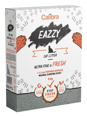 CALIBRA Eazzy Ultra Fine&Fresh Żwirek Bentonitowy 6kg