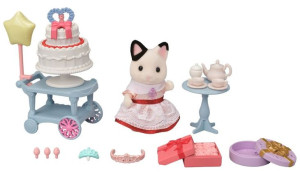 Sylvanian Families - Przyjęcie Urodzinowe Kotka Z Czarnym Uszkiem - 5646