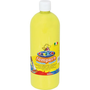 FARBA SZKOLNA TEMPERA 1000 ML CARIOCA - Żółty cytrynowy