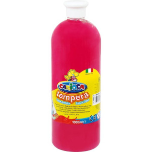 FARBA SZKOLNA TEMPERA 1000 ML CARIOCA - Ciemno różowy