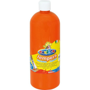 FARBA SZKOLNA TEMPERA 1000 ML CARIOCA - Pomarańczowy