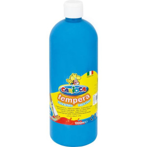 FARBA SZKOLNA TEMPERA 1000 ML CARIOCA - Jasny niebieski