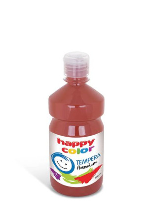 FARBA SZKOLNA TEMPERA HAPPY COLOR 500 ML - ciemnobrązowy - 75