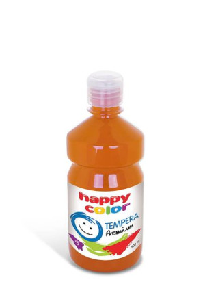 FARBA SZKOLNA TEMPERA HAPPY COLOR 500 ML - ciemnopomarańczowy - 45