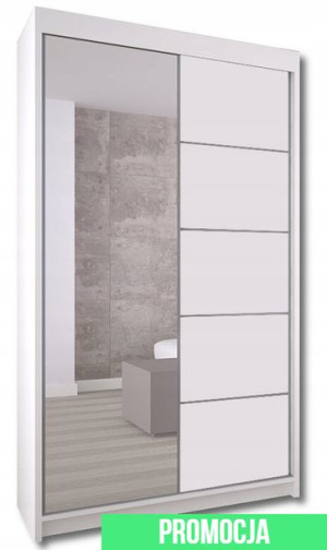 Najtaniej ✅ Szafa Przesuwna Z Lustrem 150 Cm