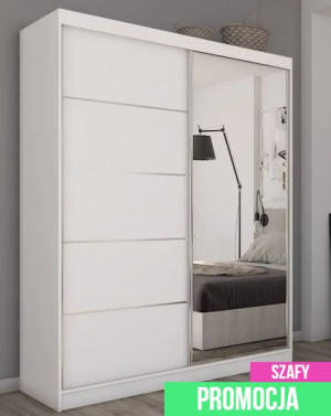 Najtaniej ✅ Szafa Przesuwna Z Lustrem 150 Cm