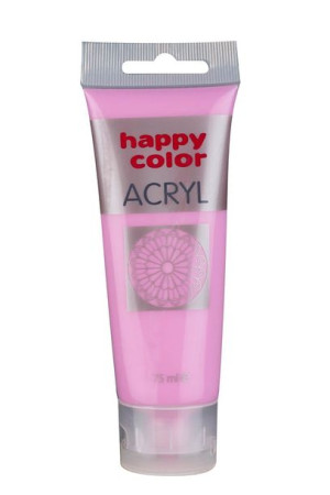 FARBA SZKOLNA AKRYLOWA PASTELOWA HAPPY COLOR 75 ML - pastelowa fuksja - 225