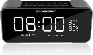 Głośnik Blaupunkt BT16CLOCK (bluetooth, przenośny, grafitowo-czarny)