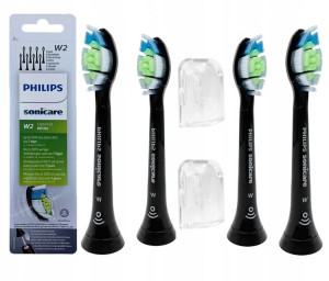 4x Końcówka Philips DiamondClean Black HX6064