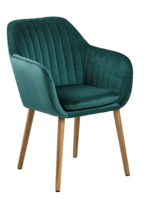 Krzesło Emilia Velvet bottle green