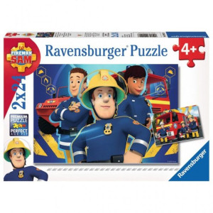 Ravensburger - Puzzle 2 X 24 Elementy - Strażak Sam - 090426