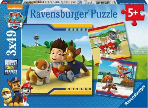 Ravensburger - Puzzle 3x49 El - Futrzani Bohaterowie - Psi Patrol - 093694