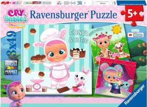Ravensburger - Puzzle 3x49 Elementów - Magic Tears - Cry Babies - 051045