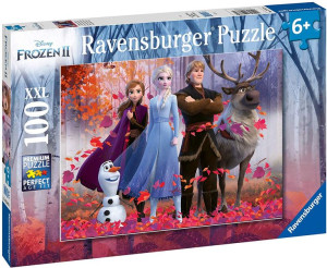 Ravensburger - Puzzle Xxl 100 Elementów - Magia Lasu Kraina Lodu 2 - 128679