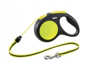 Smycz automatyczna FLEXI NEW NEON M linka 5 m
