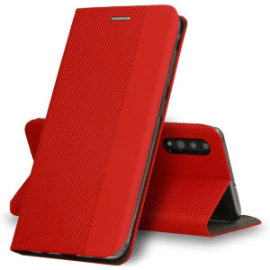 Vennus Sensitive Book Do Samsung Galaxy S22 Ultra Czerwona