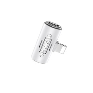 Borofone Adapter Bv6 Audio - Lightning Na 2x Lightning - Biały