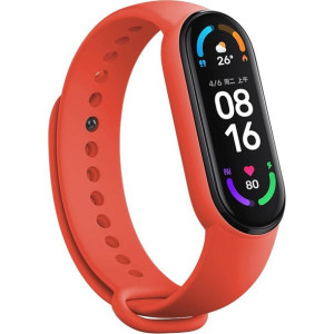 Opaska Do Xiaomi Mi Band 5/6 Czerwony