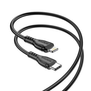 Borofone Kabel Bx51 Triumph - Typ C Na Lightning - 2,4a 1 Metr Czarny