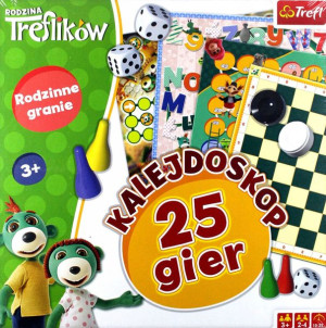 Trefl - Gra Rodzina Treflików - Kalejdoskop 25gier - 01678